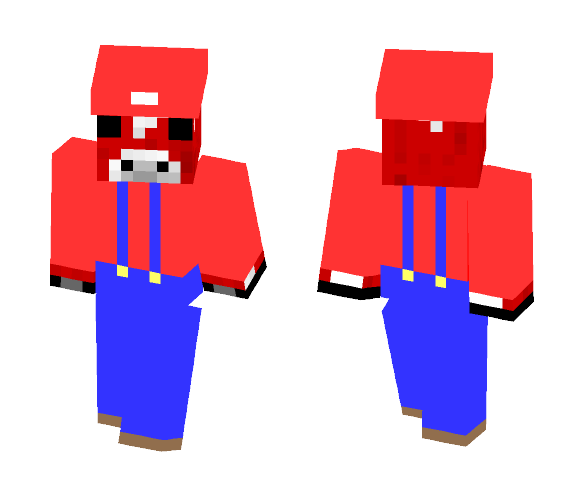 Moosh Mario - Male Minecraft Skins - image 1