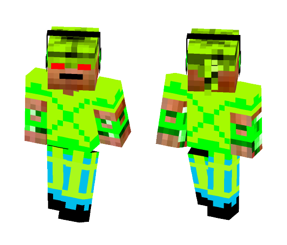LimeKnight - Male Minecraft Skins - image 1