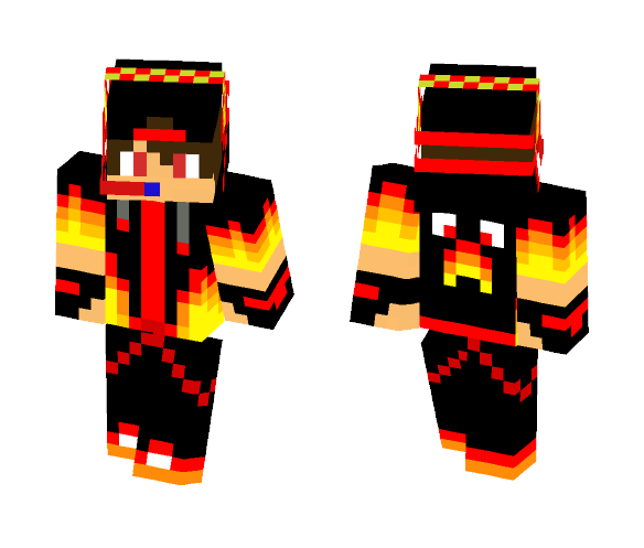 Fire Boy Gaming - Boy Minecraft Skins - image 1