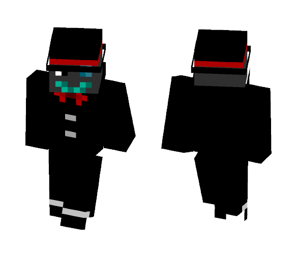 Black Hat - Male Minecraft Skins - image 1