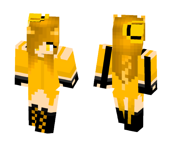 Golden Demon - Female Minecraft Skins - image 1