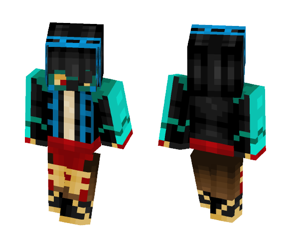 Gradient (Little more Human-Ish) - Male Minecraft Skins - image 1