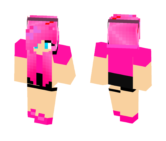 Pink DJ - Female Minecraft Skins - image 1