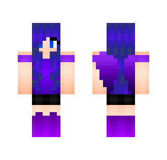 Purple Angel - Female Minecraft Skins - image 2