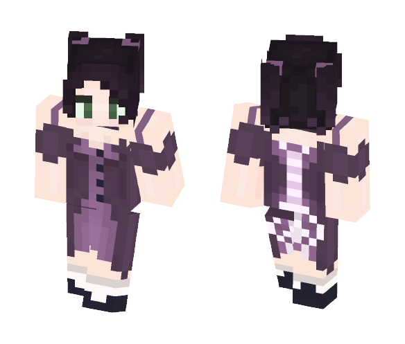 Cutie Gothic Corset Girlie - Female Minecraft Skins - image 1