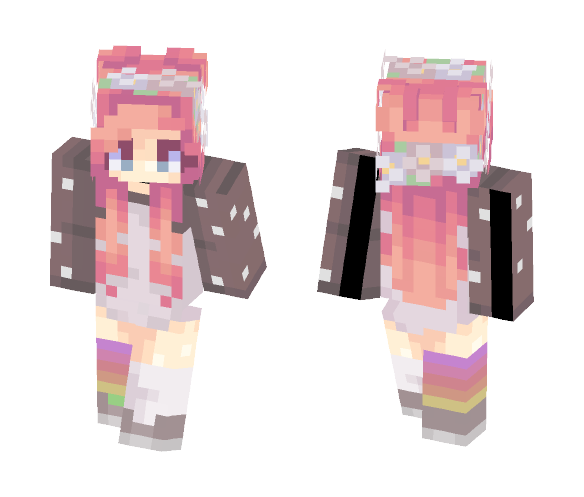 Just Peachy! ~ LaffaYEET - Female Minecraft Skins - image 1