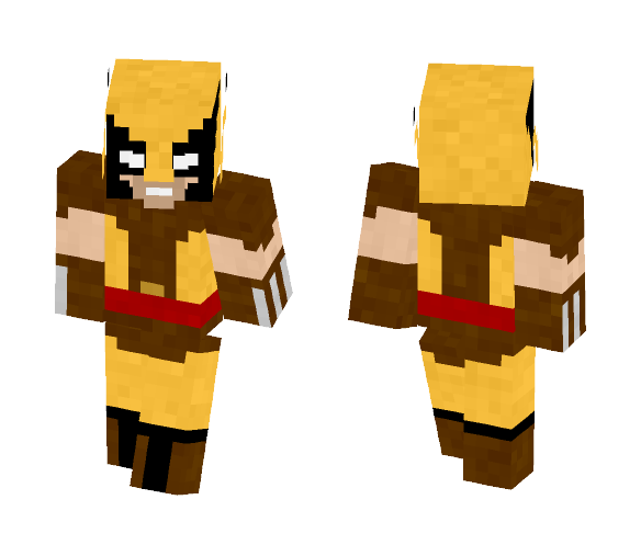 Wolverine | Brown suit - Male Minecraft Skins - image 1