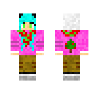 Winter-Christmas Girl - Christmas Minecraft Skins - image 2