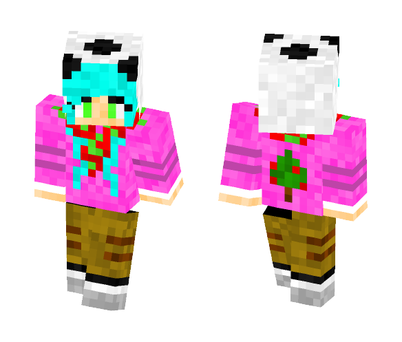 Winter-Christmas Girl - Christmas Minecraft Skins - image 1