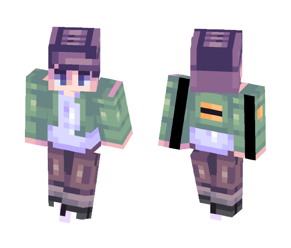 LHunter // stripes - Male Minecraft Skins - image 1
