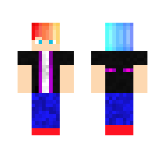 Ender Dude (rainbow hair) - Male Minecraft Skins - image 2