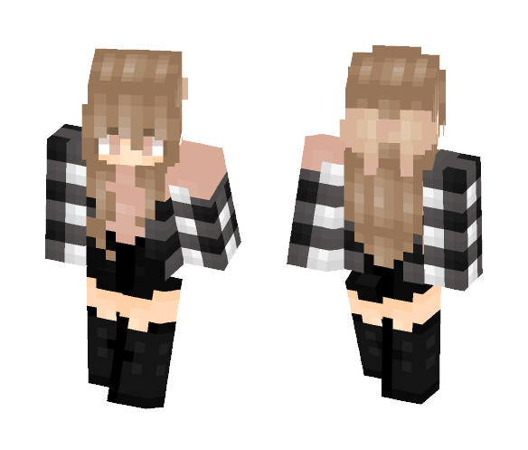 thinkin 2 much - Female Minecraft Skins - image 1