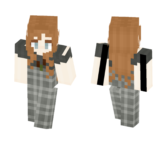 ⊰ Plaid Ginger Skirt ⊱ - Female Minecraft Skins - image 1
