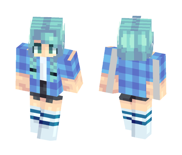 Ocean man, take me by the hand - Female Minecraft Skins - image 1