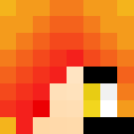 Fire Haired girl - Color Haired Girls Minecraft Skins - image 3