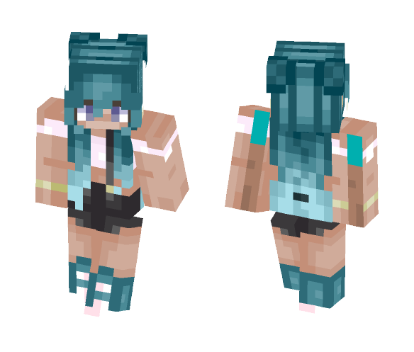 Ocean Breeze - Female Minecraft Skins - image 1