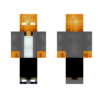 Bonsaitale Grillby ( My AU) - Male Minecraft Skins - image 2