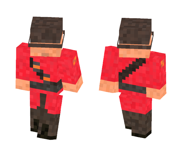 RED + BLU Soldier - Team Fortress 2 - Male Minecraft Skins - image 1
