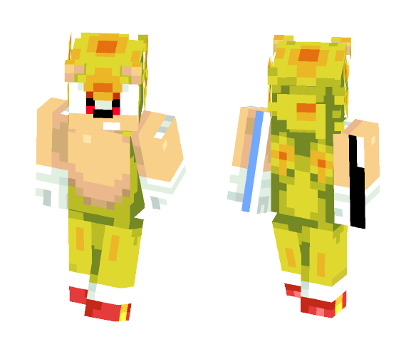 Super Sonic (Other Forms In Desc) - Male Minecraft Skins - image 1