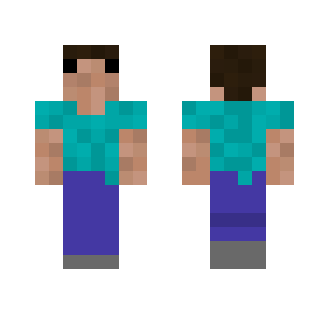 Big Pixel Steve - Male Minecraft Skins - image 2