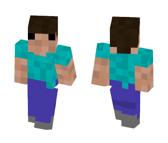 Big Pixel Steve - Male Minecraft Skins - image 1