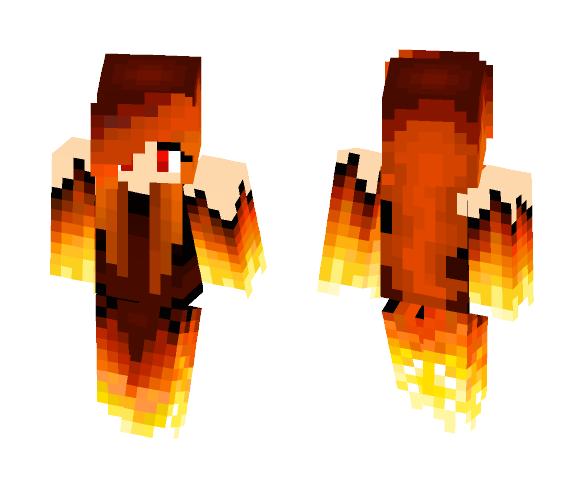 Fire Demon Girl! - Female Minecraft Skins - image 1