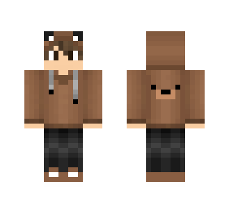 Dirty Blond Bear Costume - Male Minecraft Skins - image 2