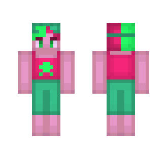 Watermelon Tourmaline (OC) - Male Minecraft Skins - image 2