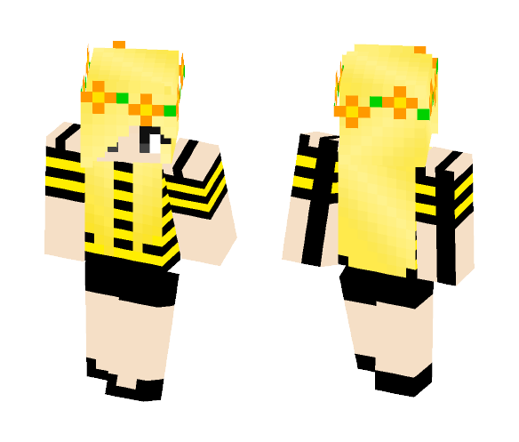 Bee Girl - Girl Minecraft Skins - image 1