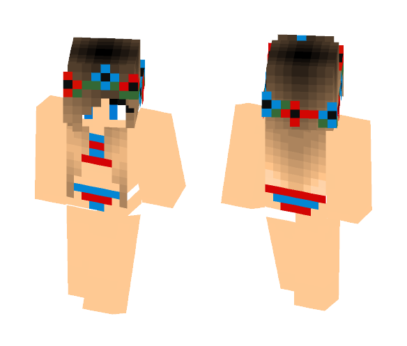 HotGirl in Bikini - Male Minecraft Skins - image 1