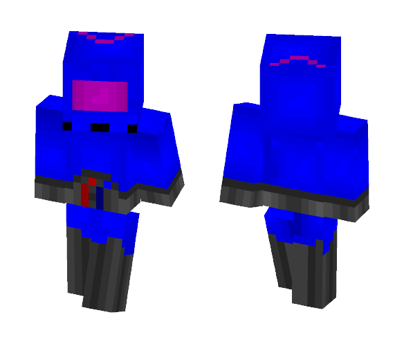 Blue Robot - Male Minecraft Skins - image 1