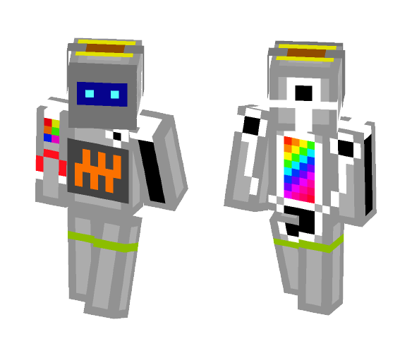 Mecha-Huey - Male Minecraft Skins - image 1
