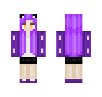 KawaiiNeko~PurpleGirl - Kawaii Minecraft Skins - image 2