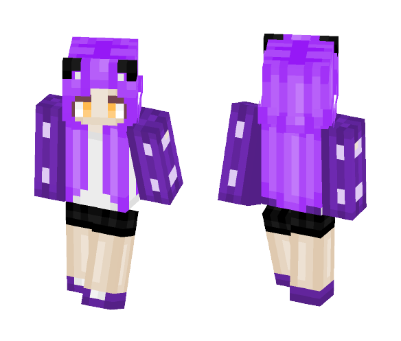 KawaiiNeko~PurpleGirl - Kawaii Minecraft Skins - image 1