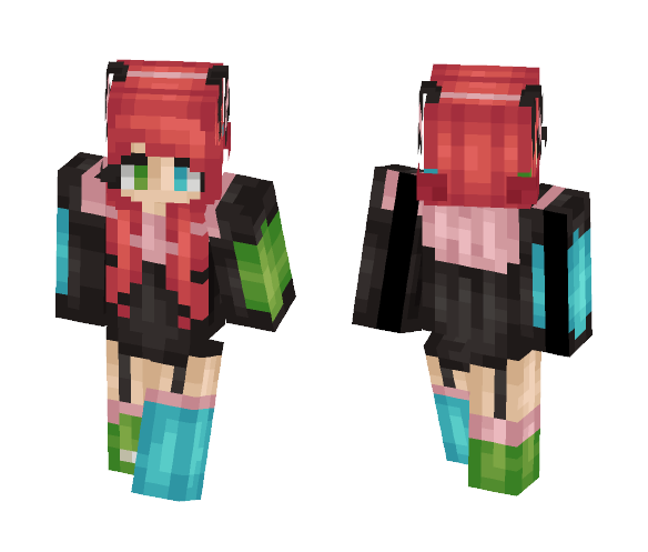 Truth Cuts // Stained Wolf - Female Minecraft Skins - image 1