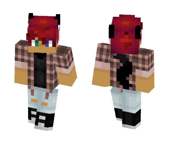 Blaze w/ New Outfit - Male Minecraft Skins - image 1