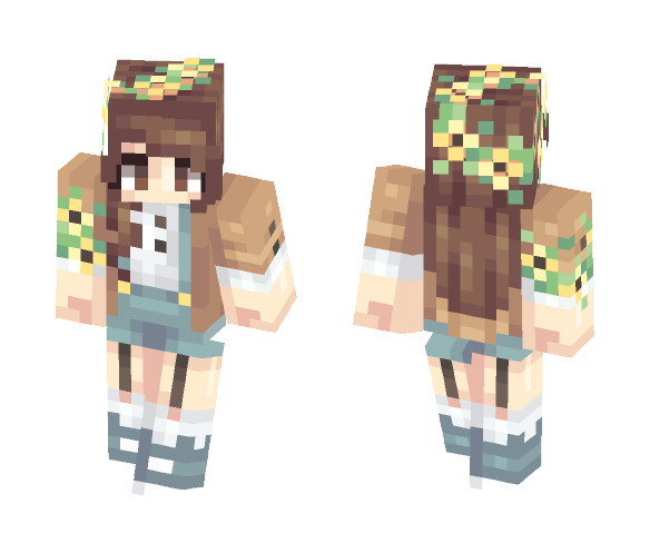 Sunflower - Female Minecraft Skins - image 1