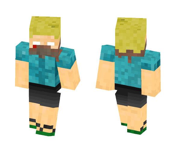 Crazy Craz3R in Swimming Trunks - Male Minecraft Skins - image 1