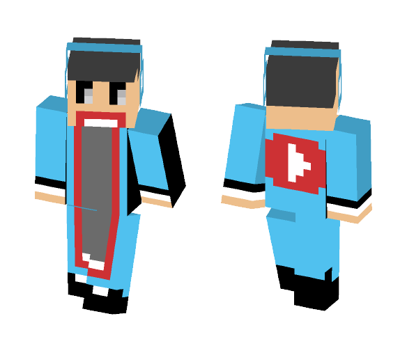 LONG MOUTH GAMER - Male Minecraft Skins - image 1