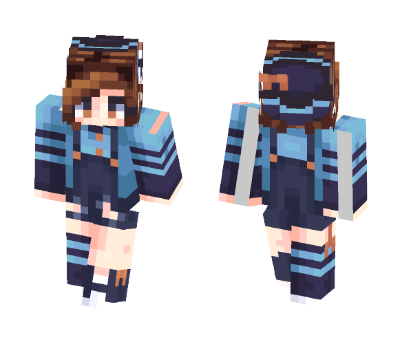 Overalls and Hats - Female Minecraft Skins - image 1