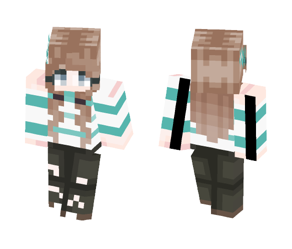 scarlett } stripes - Female Minecraft Skins - image 1
