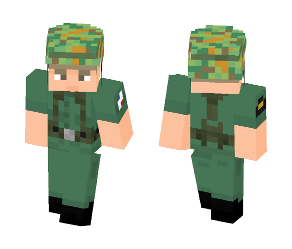 U.S.M.C (Vietnam War) (Re-Make) - Male Minecraft Skins - image 1