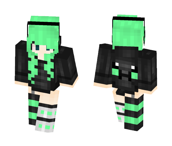 Emerald - Female Minecraft Skins - image 1