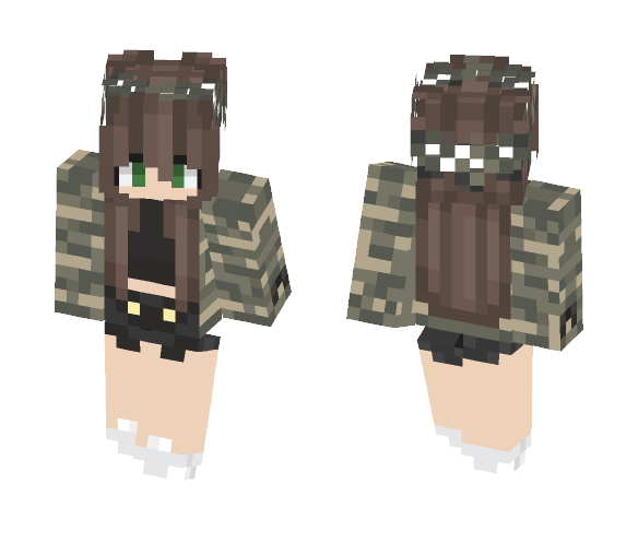 ????Camo Adidas Girl???? - Female Minecraft Skins - image 1