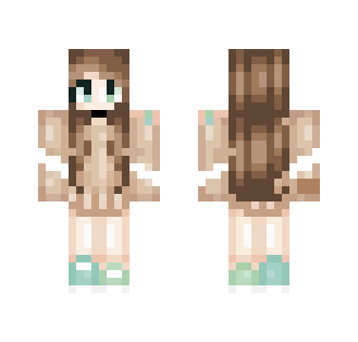 Blue And Teal ~ Shoςκα - Female Minecraft Skins - image 2
