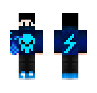 Blue Skull Kid - Male Minecraft Skins - image 2