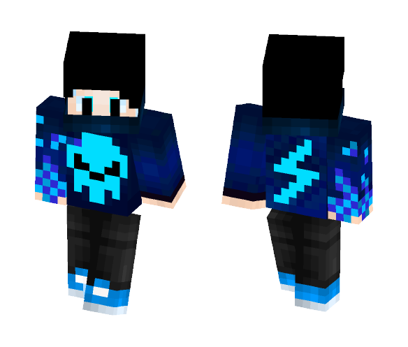 Blue Skull Kid - Male Minecraft Skins - image 1