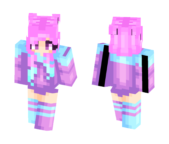 You're As Sweet As Cotton Candy - Female Minecraft Skins - image 1