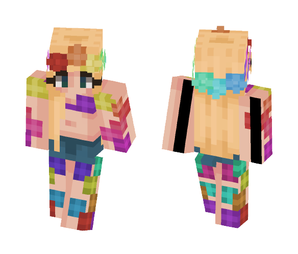 Flower power ✿ - Female Minecraft Skins - image 1