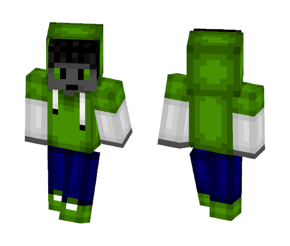 Robo Green Guy - Male Minecraft Skins - image 1